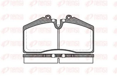 Комплект тормозных колодок, дисковый тормоз KAWE купить