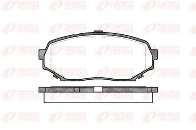 Комплект тормозных колодок, дисковый тормоз KAWE купить
