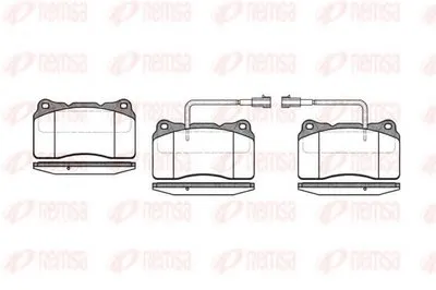 Комплект тормозных колодок, дисковый тормоз KAWE купить