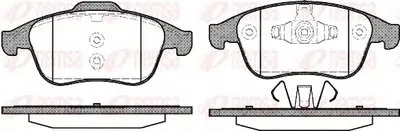 Комплект тормозных колодок, дисковый тормоз KAWE купить