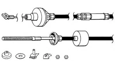 Тросик сцепления KAWE купить