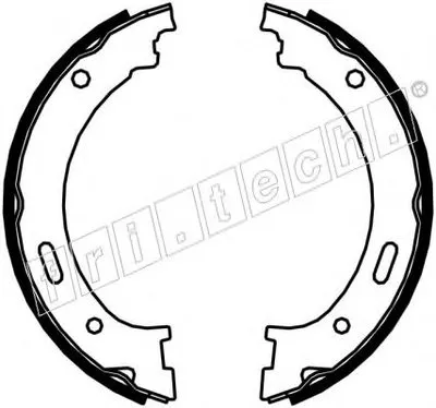 Комплект тормозных колодок, стояночная тормозная система fri.tech. купить