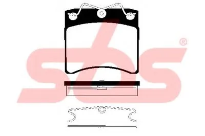 Комплект тормозных колодок, дисковый тормоз sbs купить