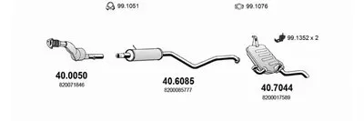 Система выпуска ОГ ASSO купить