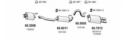 Система выпуска ОГ ASSO купить