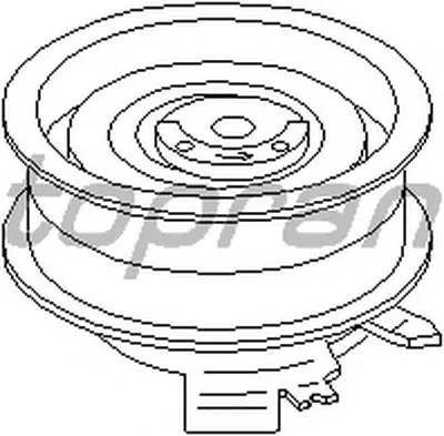 Натяжной ролик, ремень ГРМ TOPRAN купить