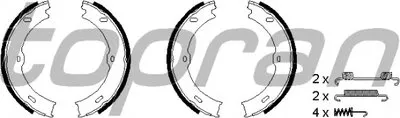 Комплект тормозных колодок, стояночная тормозная система TOPRAN купить
