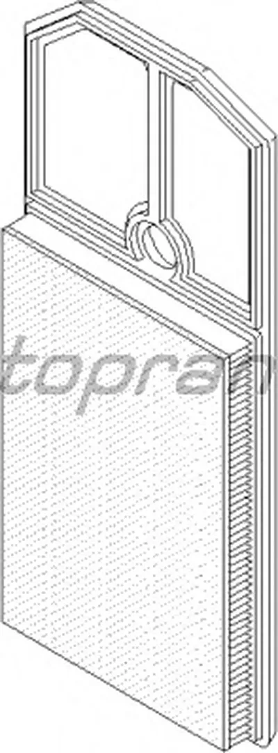 Воздушный фильтр TOPRAN купить