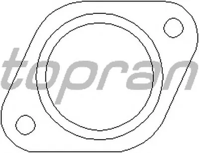 Прокладка, труба выхлопного газа TOPRAN купить