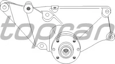 Кронштейн, вентилятор радиатора TOPRAN купить