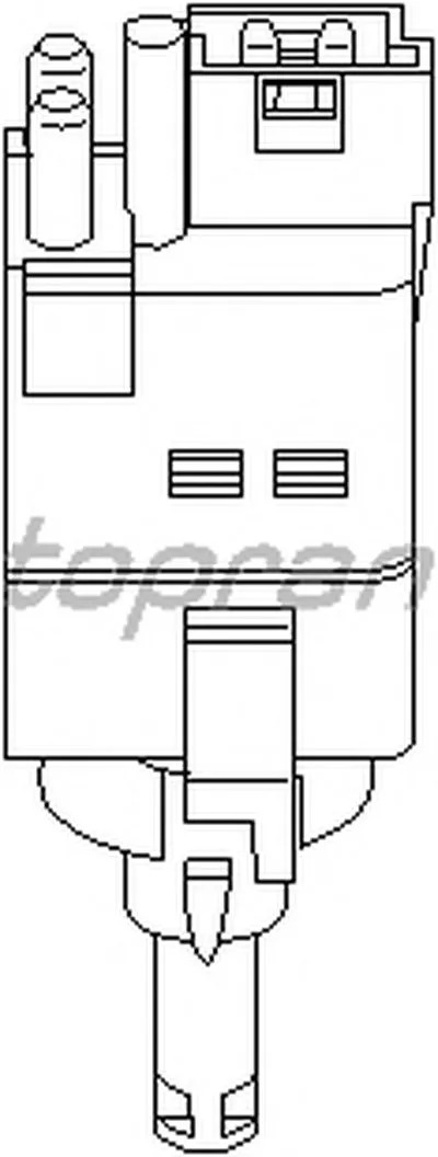 Выключатель фонаря сигнала торможения TOPRAN купить