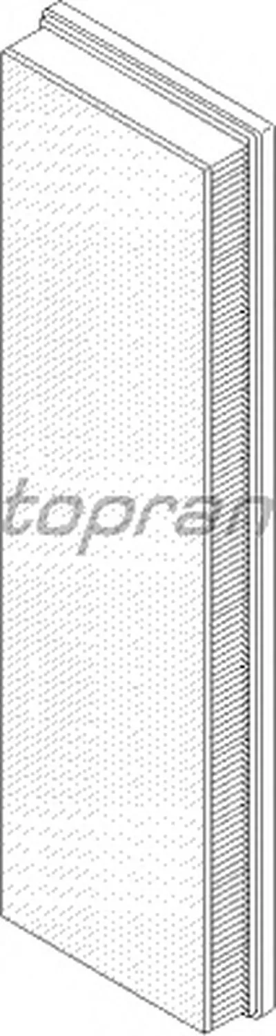 Воздушный фильтр TOPRAN купить