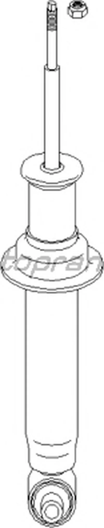 Амортизатор TOPRAN купить