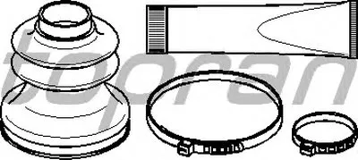 Комплект пылника, приводной вал TOPRAN купить