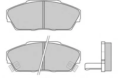 Комплект тормозных колодок, дисковый тормоз E.T.F. купить