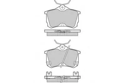 Комплект тормозных колодок, дисковый тормоз E.T.F. купить