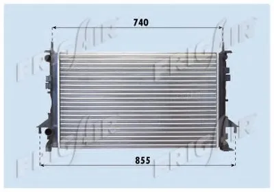 Радиатор, охлаждение двигателя FRIGAIR купить