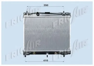 Радиатор, охлаждение двигателя FRIGAIR купить