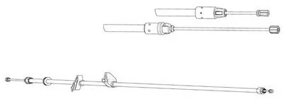 Трос, стояночная тормозная система KAWE купить