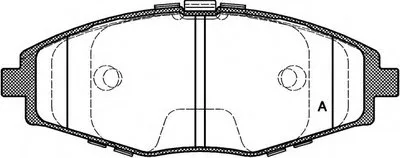 Комплект тормозных колодок, дисковый тормоз ADVANCE OPEN PARTS купить