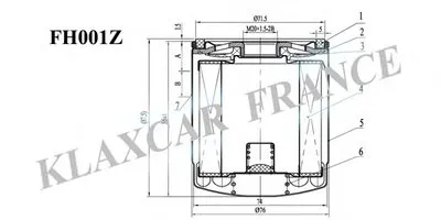 Масляный фильтр KLAXCAR FRANCE купить