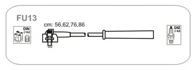 Комплект проводов зажигания JANMOR купить