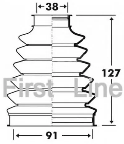 Пыльник, приводной вал FIRST LINE купить