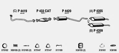 Система выпуска ОГ FENNO купить