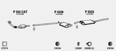 Система выпуска ОГ FENNO купить