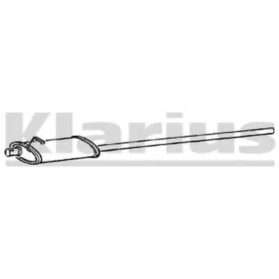 Средний глушитель выхлопных газов KLARIUS купить