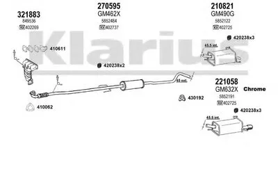 Система выпуска ОГ KLARIUS купить
