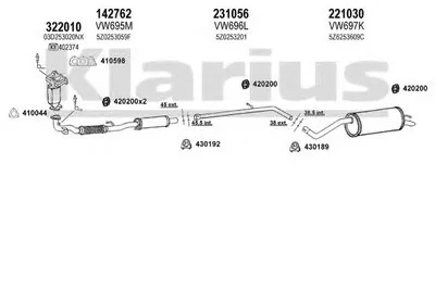 Система выпуска ОГ KLARIUS купить