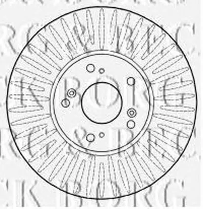 Тормозной диск BORG & BECK купить