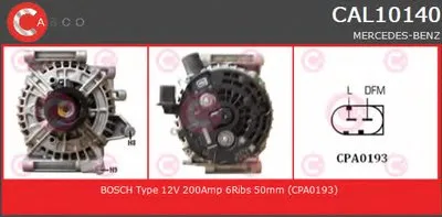 Генератор GENUINE SERIES CASCO купить