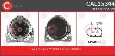 Генератор GENUINE SERIES CASCO купить