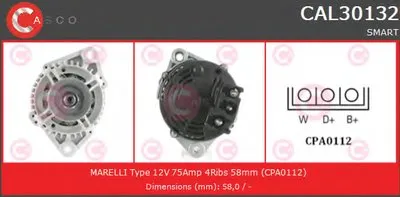 Генератор BRAND NEW SERIES CASCO купить