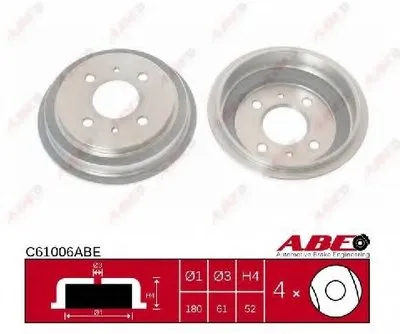 Тормозной барабан ABE купить