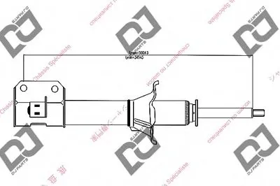 Амортизатор DJ PARTS купить