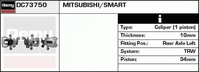 Тормозной суппорт Remanufactured REMY (Multiline) DELCO REMY купить