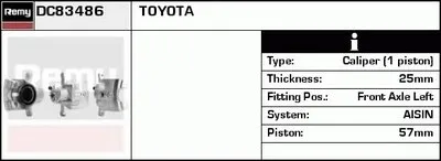 Тормозной суппорт Remanufactured REMY (Multiline) DELCO REMY купить