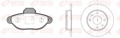 Комплект тормозов, дисковый тормозной механизм Twin Kit REMSA купить