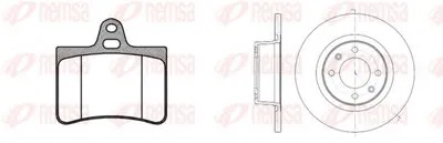 Комплект тормозов, дисковый тормозной механизм Twin Kit REMSA купить
