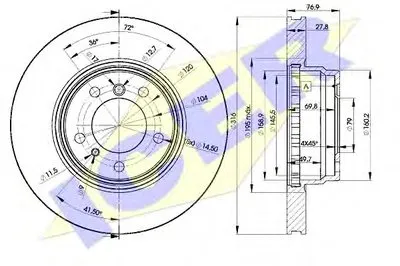 Тормозной диск ICER купить
