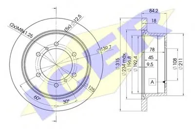 Тормозной диск ICER купить