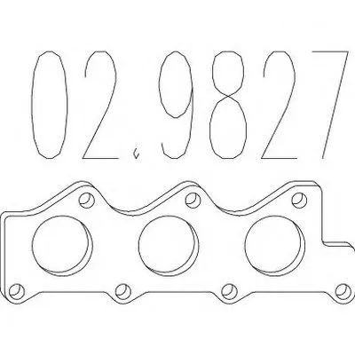 Прокладка, труба выхлопного газа MTS купить