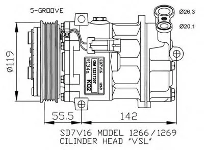 Компрессор, кондиционер NRF купить