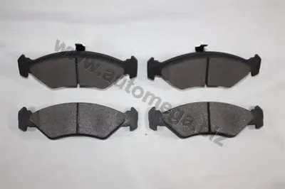 Комплект тормозных колодок, дисковый тормоз AutoMega Premium AUTOMEGA купить