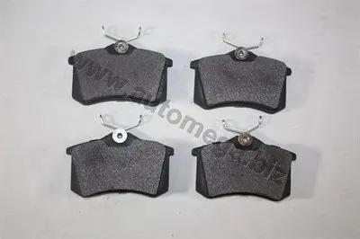 Комплект тормозных колодок, дисковый тормоз AutoMega Premium AUTOMEGA купить