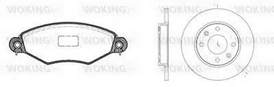 Комплект тормозов, дисковый тормозной механизм WOKING купить