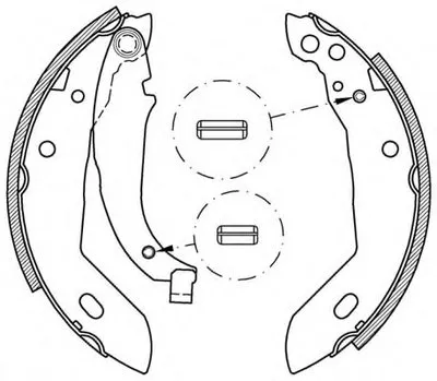 Комплект тормозных колодок ADVANCE OPEN PARTS купить